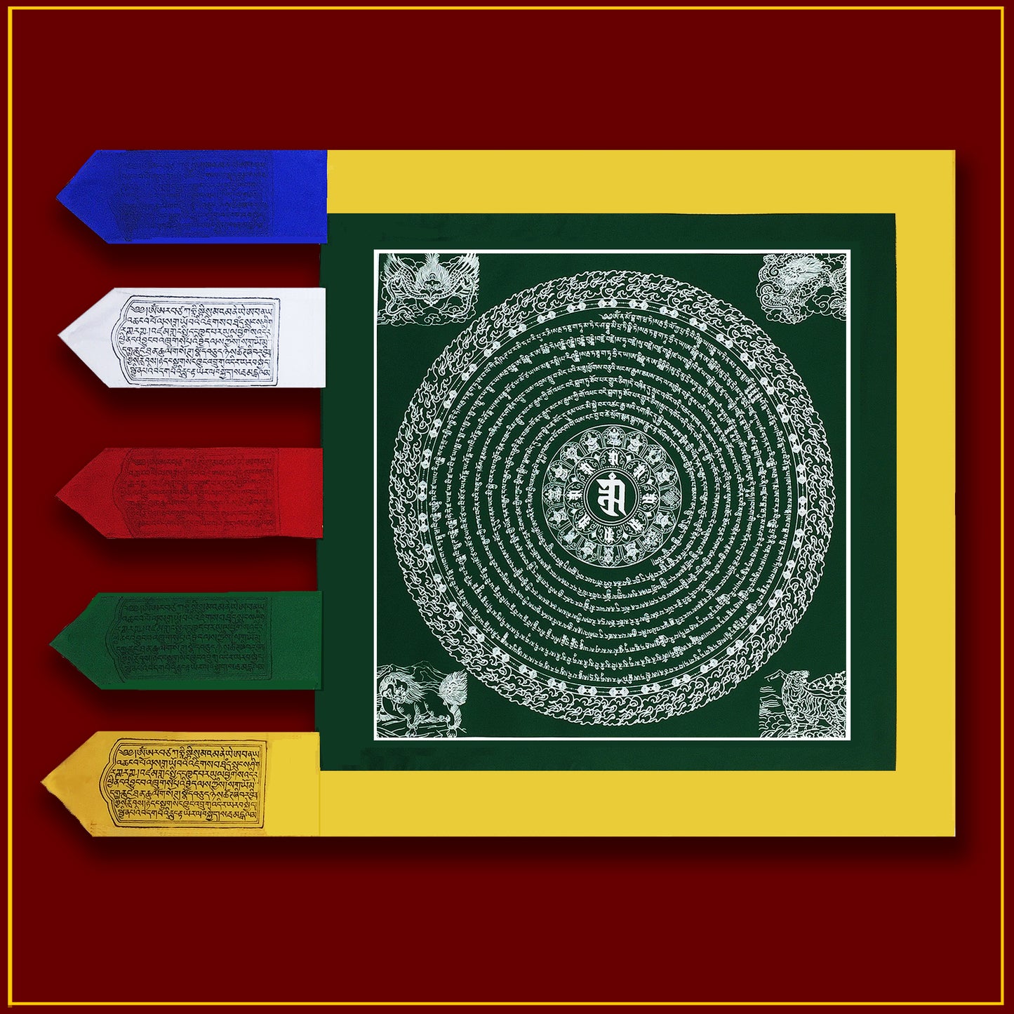 Tsuktor Namgyalma - Green  27"x 27"