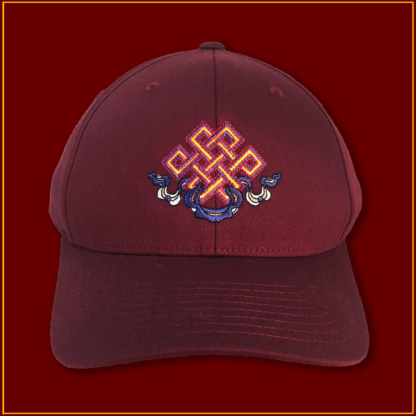 Knot of Eternity - Maroon (Small or Adjustable)