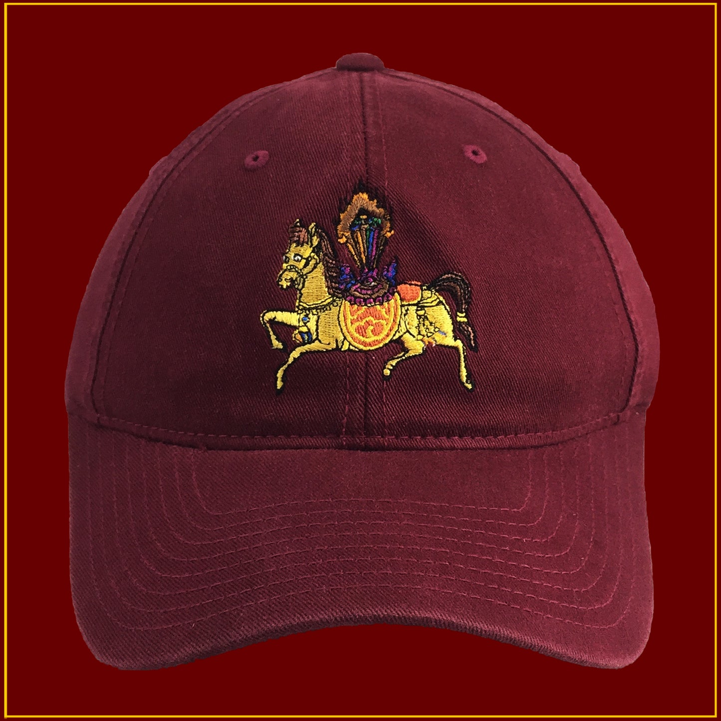 Wind Horse - Maroon (S,L)