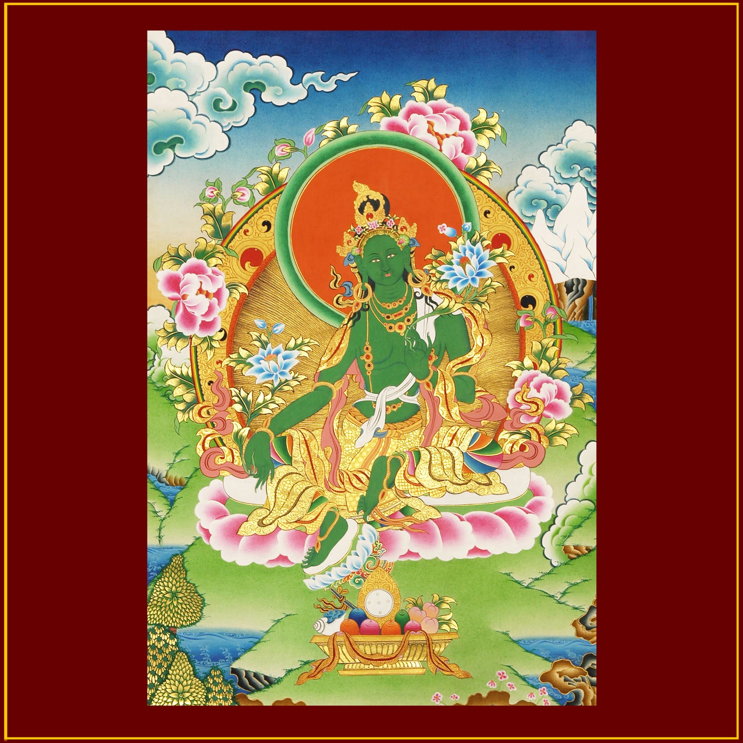 GREEN TARA PHOTO