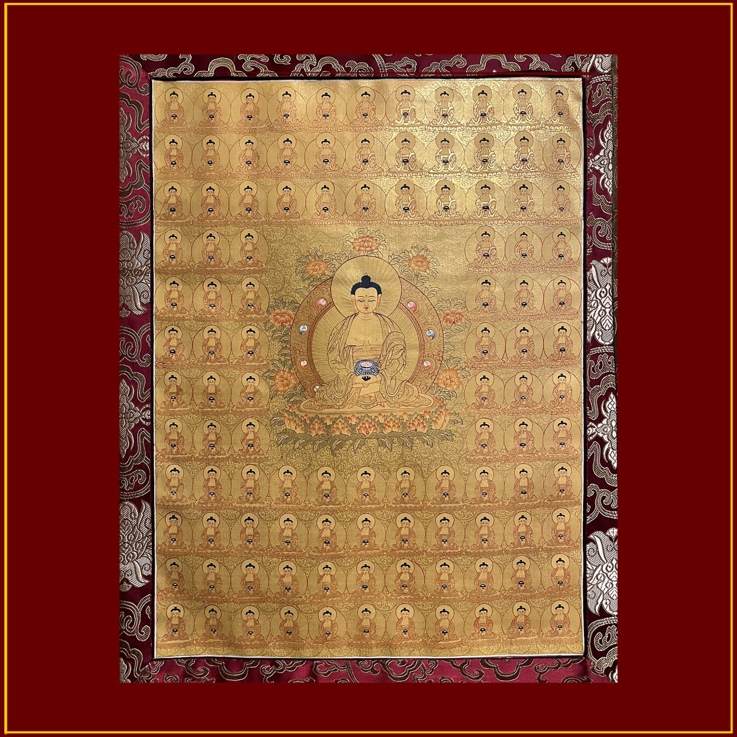 108 Gold Buddhas
