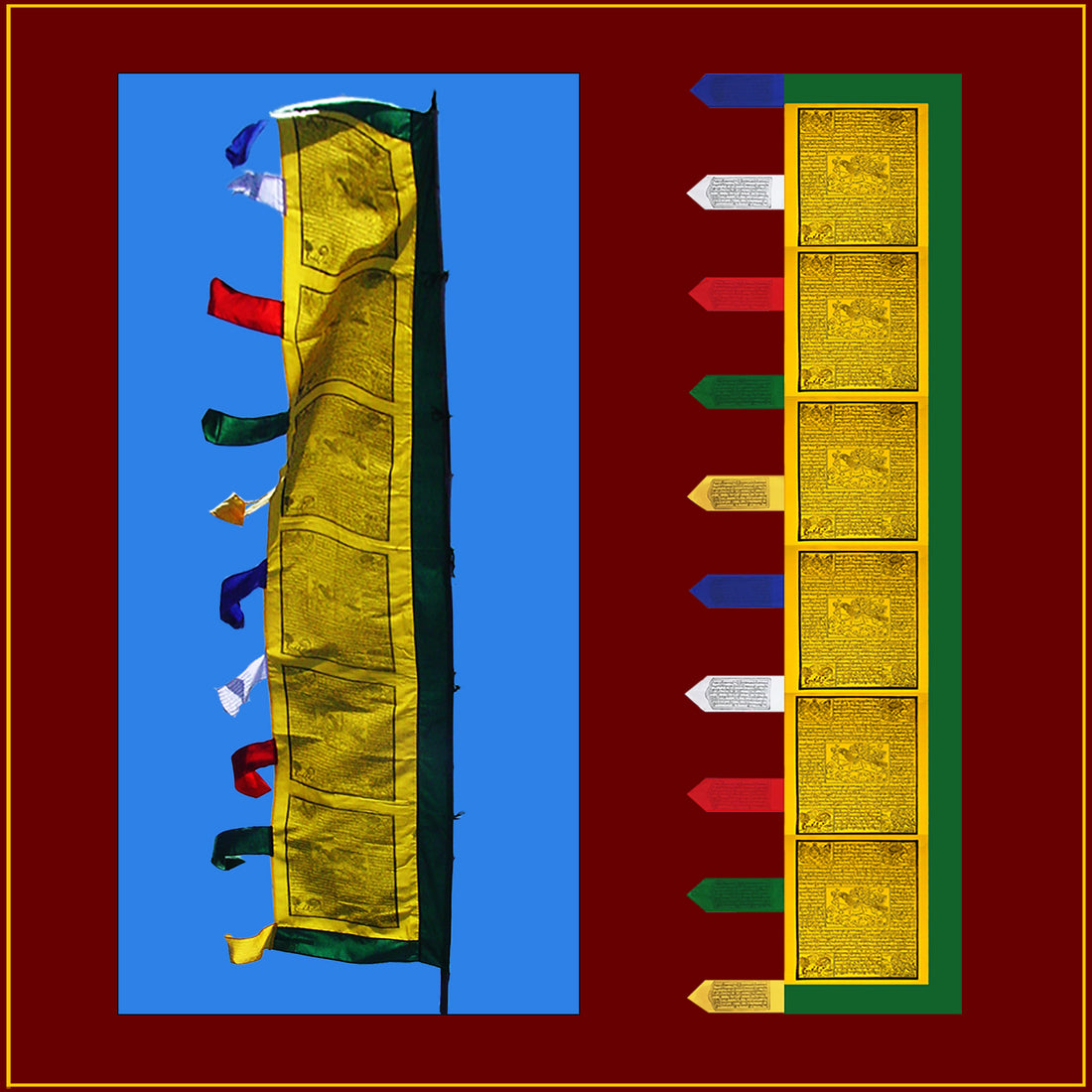 9 foot - Windhorse Victory Banner