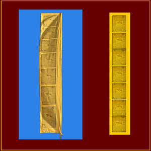 10 foot - Windhorse Victory Banner - Bhutanese Style