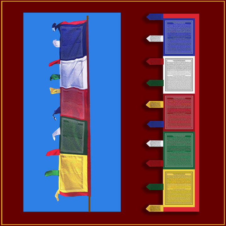 5-Color Pole Flags – Prayer Flags & Dharma Banners from Radiant Heart ...