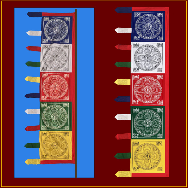 5-Color Pole Flags – Prayer Flags & Dharma Banners from Radiant Heart ...