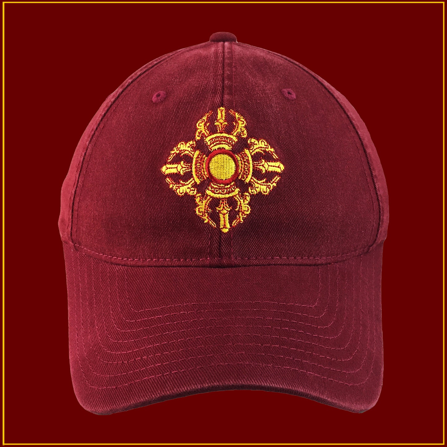 Double Dorje - Maroon (S,L)