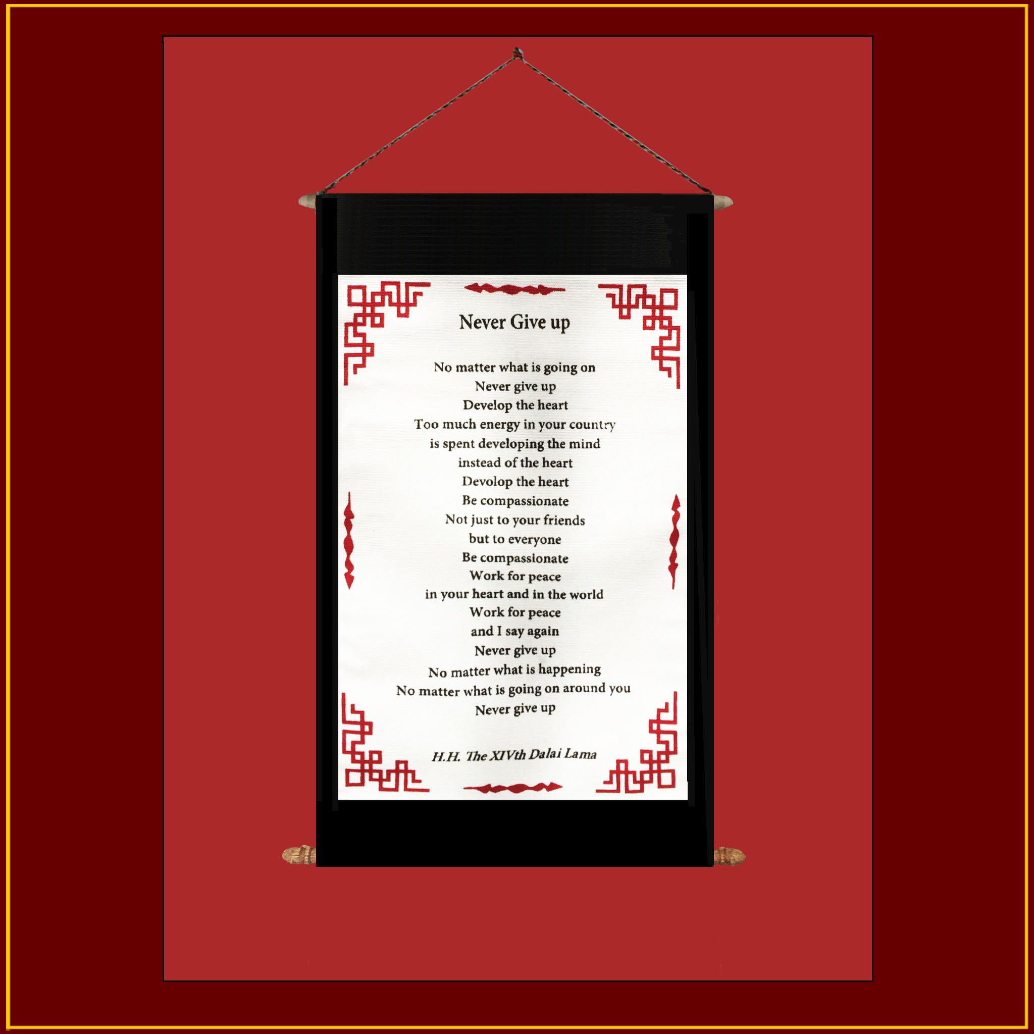 Never Give Up Prayer Flags Dharma Banners From Radiant Heart Studios never-give-up-prayer-flags-dharma-banners-from-radiant-heart-studios